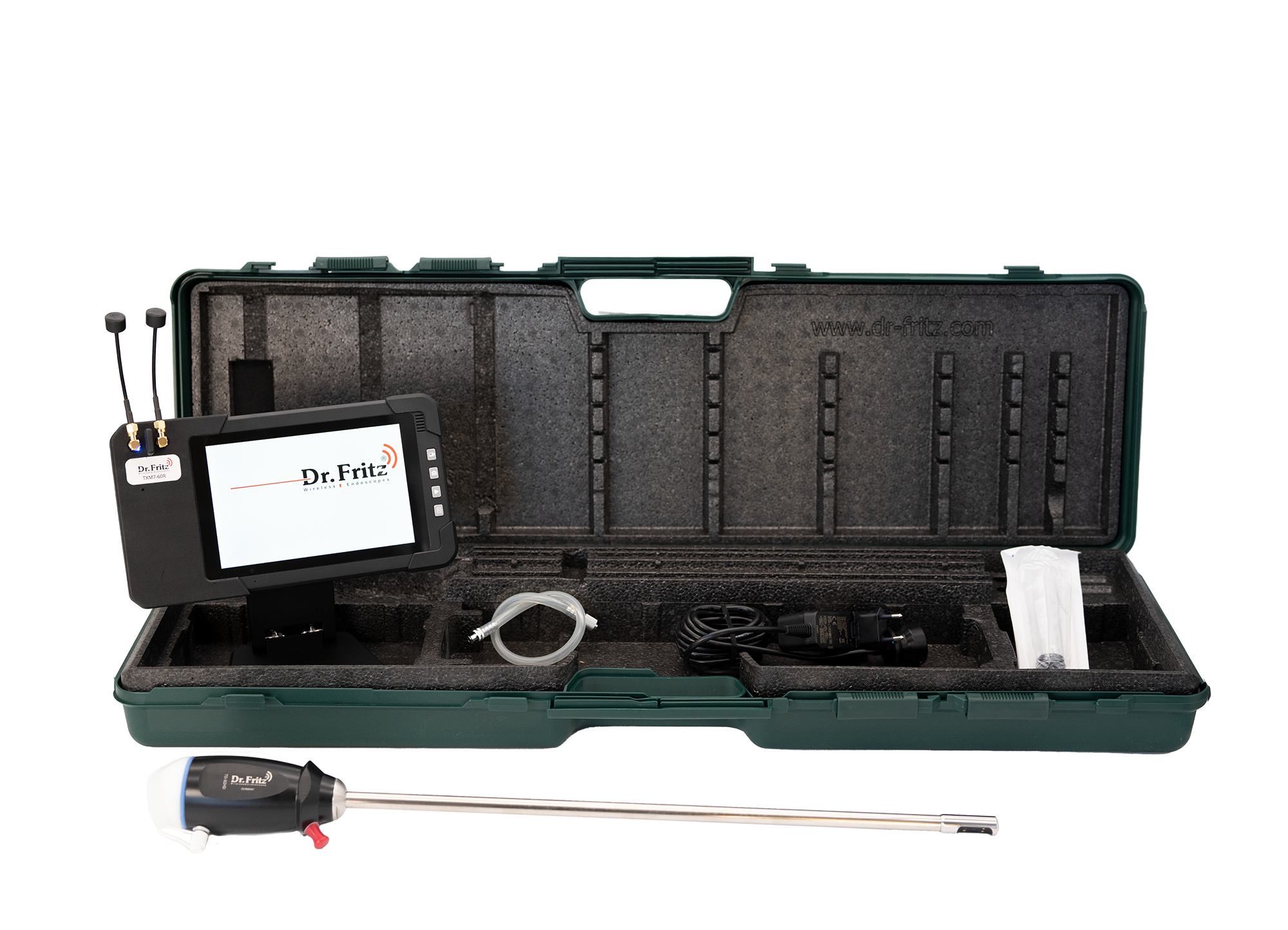 Dentalstick HD 90° "Water Jet" Set •  Ø 12mm, NL:46cm 
•  Wireless